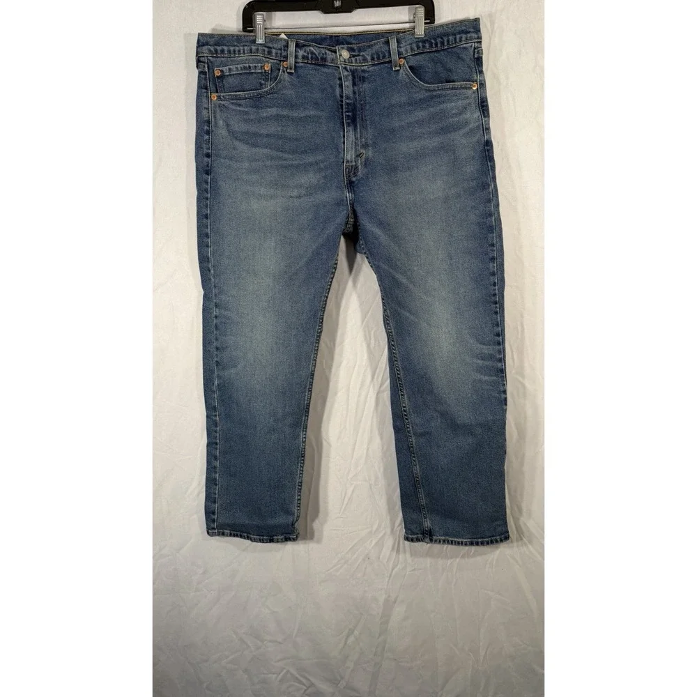 Levi's 505 Men's Medium‎ Wash Blue Jeans Size Fits 40x29 Pants